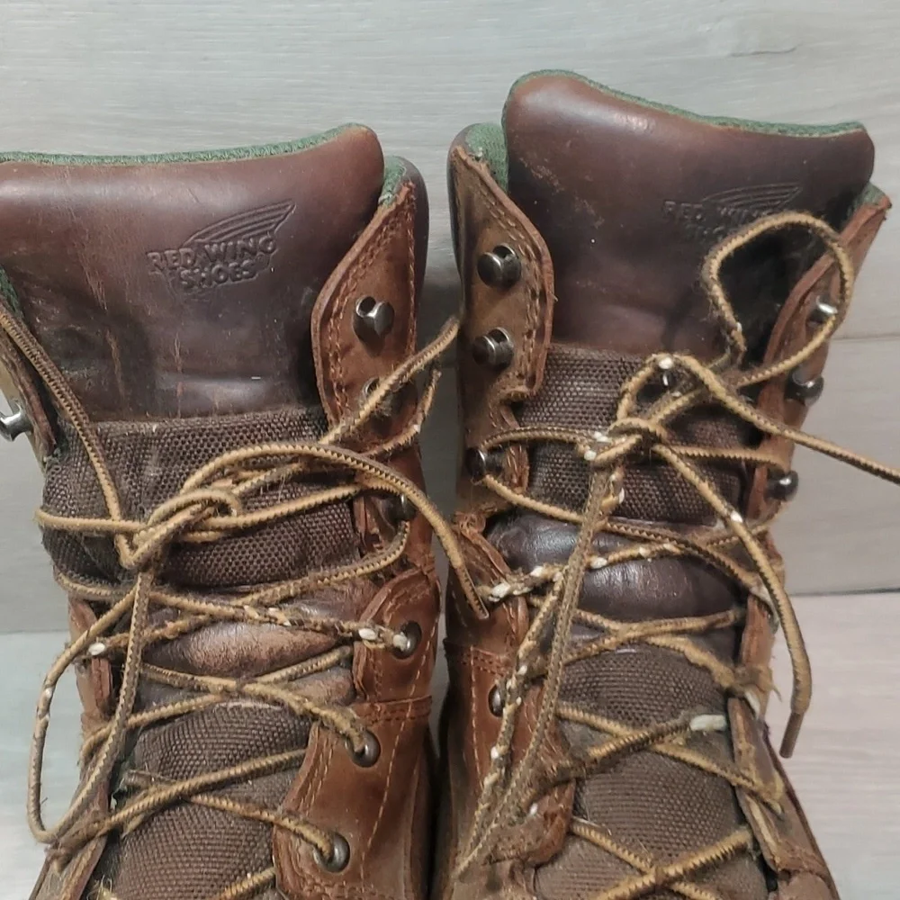 Red Wings Mens 954 High Top Leather VintageWork Soft toe boots shoes sz 12 E2 EH